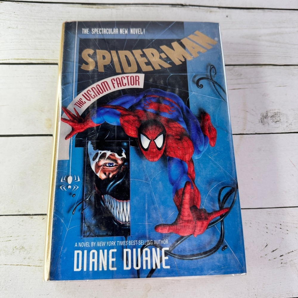 Spider-Man The Venom Factor Diane Duane 1994 1st Ed Illustrated HC